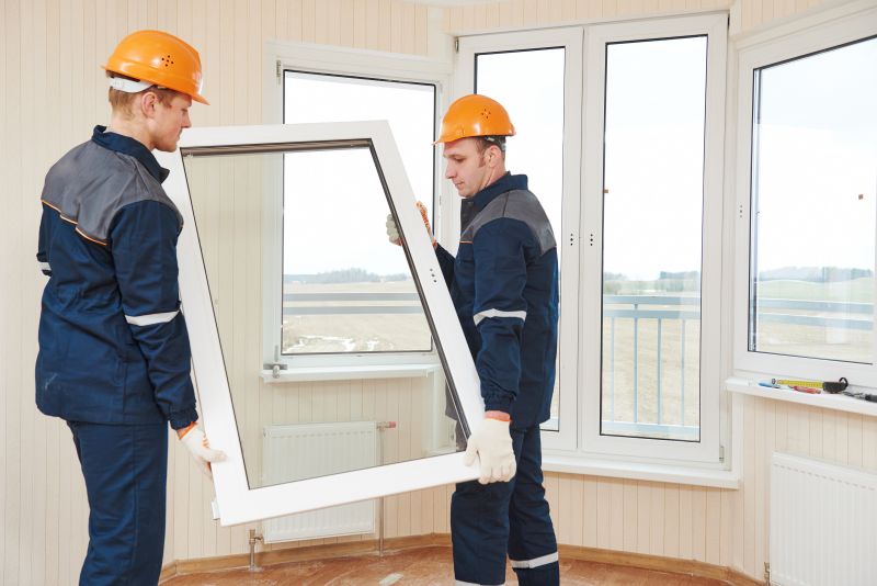 Picture window installation